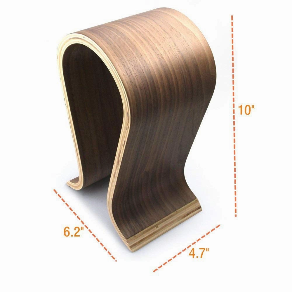 Omega Wooden Headphone Stand - Walnut