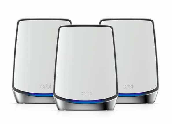 Orbi Tri-Band WiFi 6 Mesh System, 6Gbps, Router   2 Satellites (AX6000)