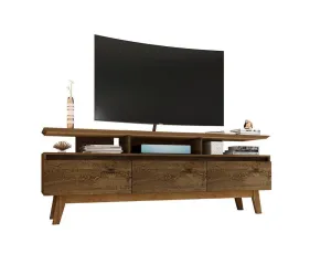 Osnabruck 71" TV Stand - Rustic Brown tv wall mount, 55 inch tv