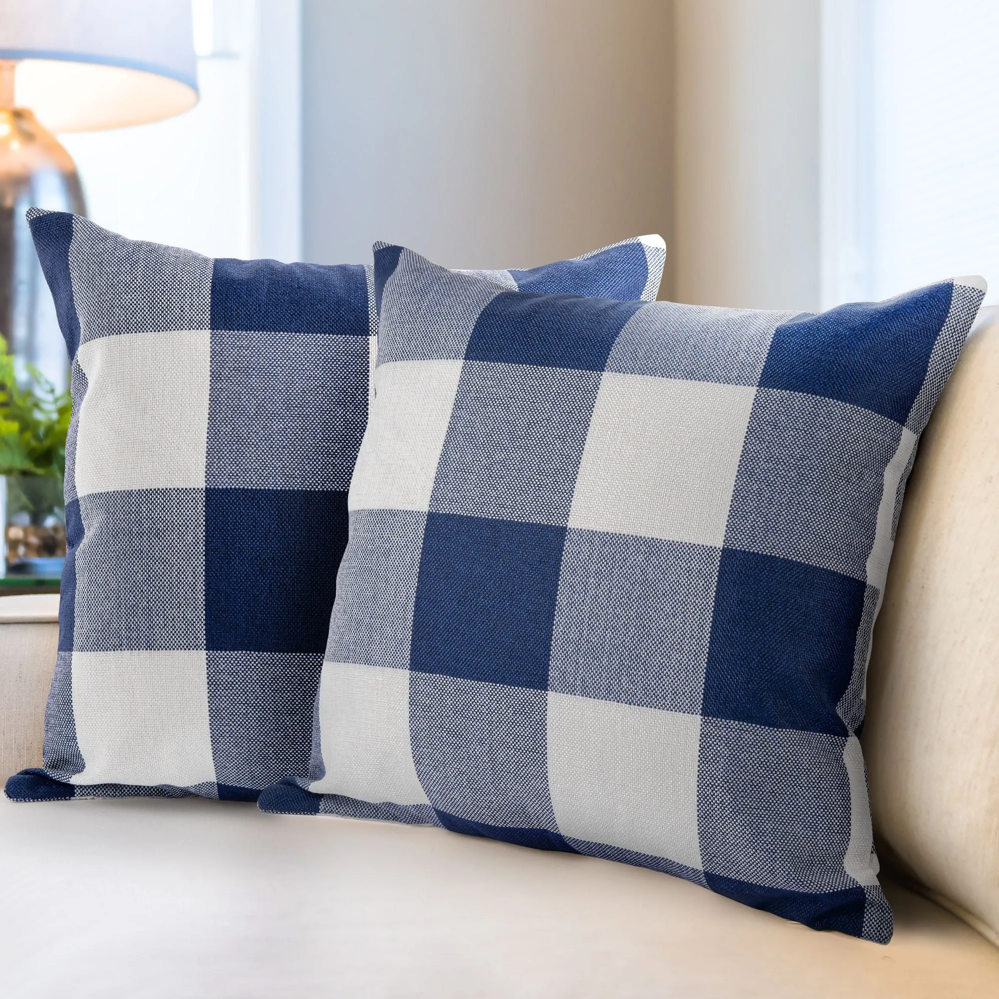 Pack of 2 Buffalo Plaid Throw Pillow Covers 16x16 ecco Shoes