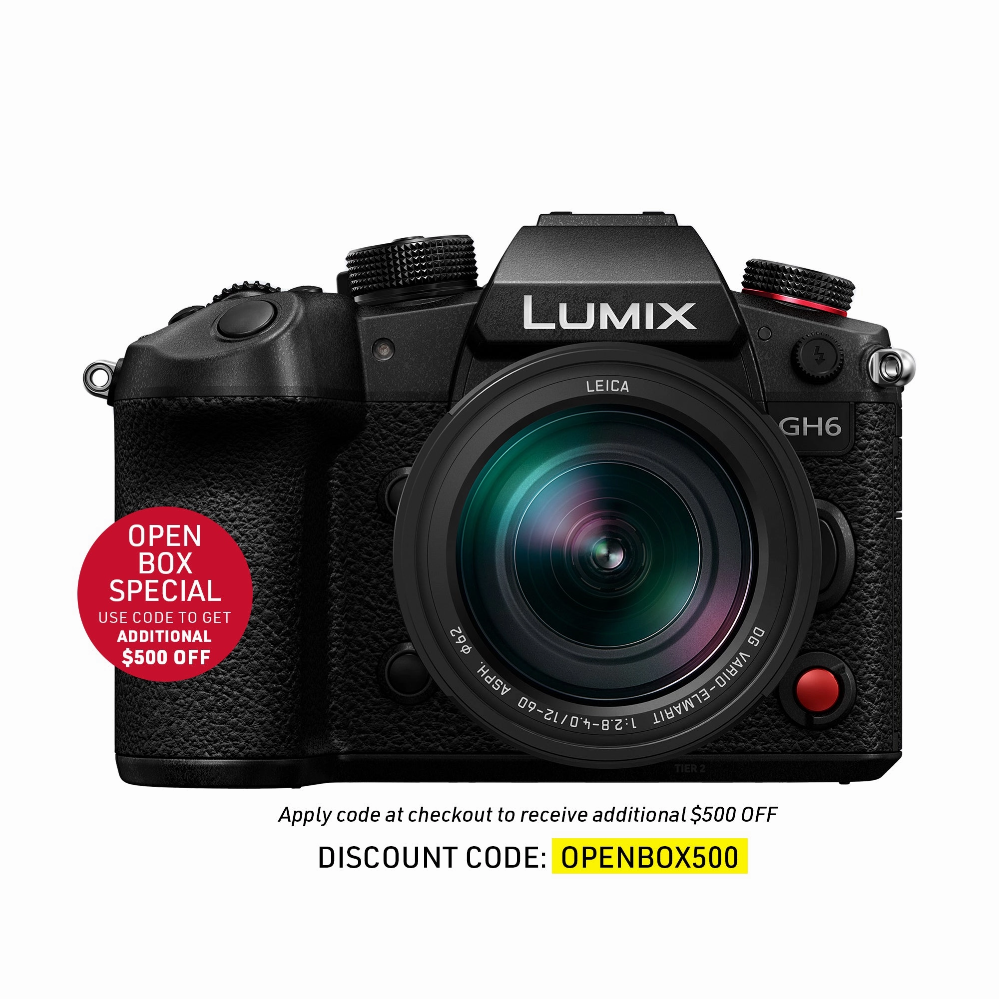 Panasonic Lumix GH6 Mirrorless Camera with 12-60mm f/2.8-4 Lens digital camera
