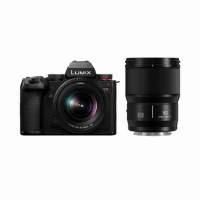 Panasonic Lumix S5 II Mirrorless Camera with 20-60mm f/3.5-5.6 Lens & 50mm f/1.8 Lenses Kit digital camera