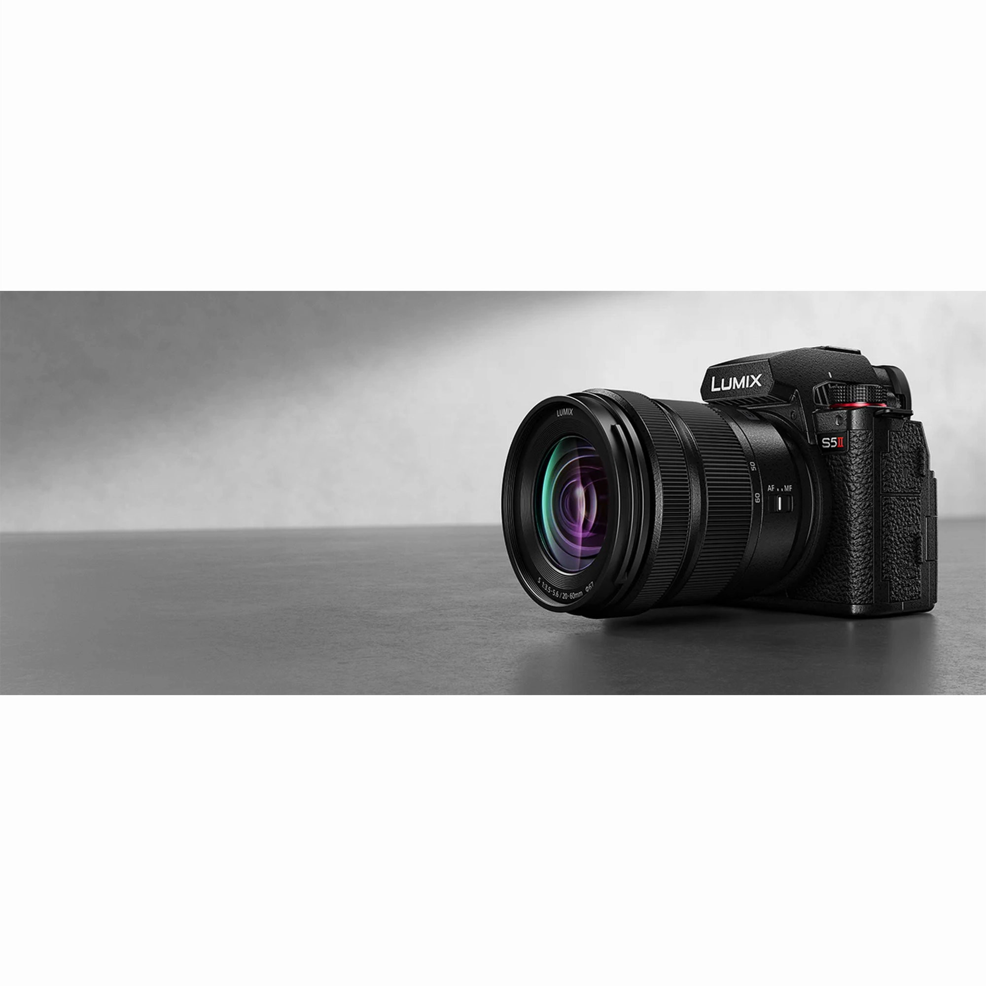 Panasonic Lumix S5 II Mirrorless Camera with 20-60mm f/3.5-5.6 Lens & 50mm f/1.8 Lenses Kit