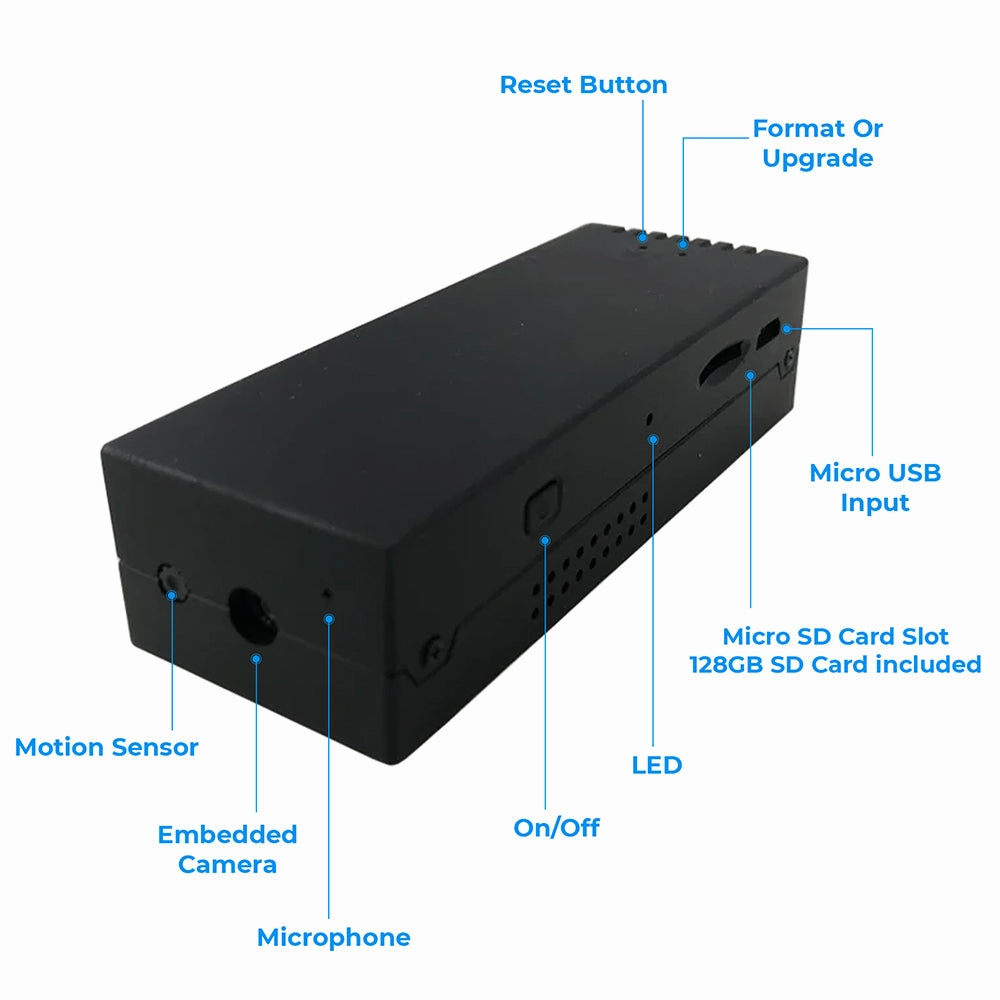 PBN - TEC Cam Vox 72-i Portable DVR 128GB -  25 Days Standby