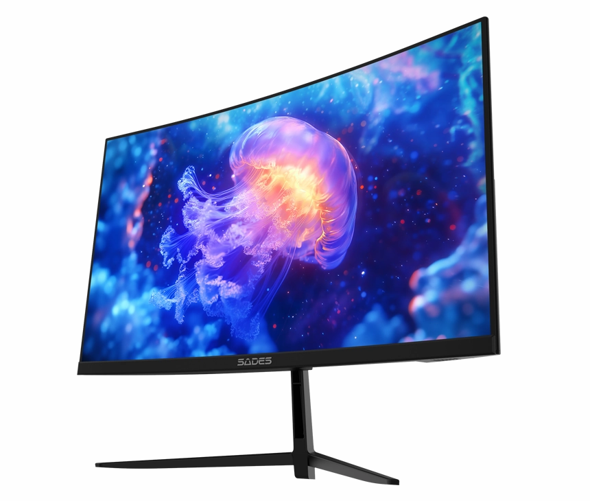PC Bundle: PC Gaming i5-14400F/RTX 5060/16GB DDR5/1TB with Sades NC-Pelagia /24" FHD/ HDMI 2.1/ 0.5ms/200Hz/VA/Curved White Monitor & Sades Battle Ram Keyboard/Mouse/Mousepad