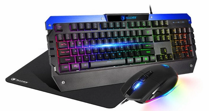 PC Bundle: PC Gaming i5-14400F/RTX 5060/16GB DDR5/1TB with Sades NC-Pelagia /24" FHD/ HDMI 2.1/ 0.5ms/200Hz/VA/Curved White Monitor & Sades Battle Ram Keyboard/Mouse/Mousepad