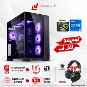 PC GAMING Intel Core i7-13700K, RTX 4070, 32GB RAM