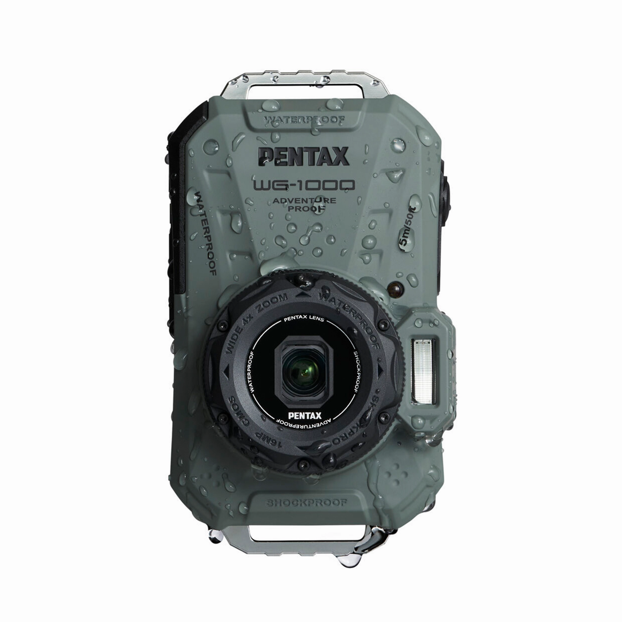 Pentax WG-1000 All-Weather Digital Camera - Olive