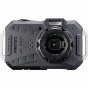 Pentax WG-1000 Waterproof Compact Camera (Gray) photo