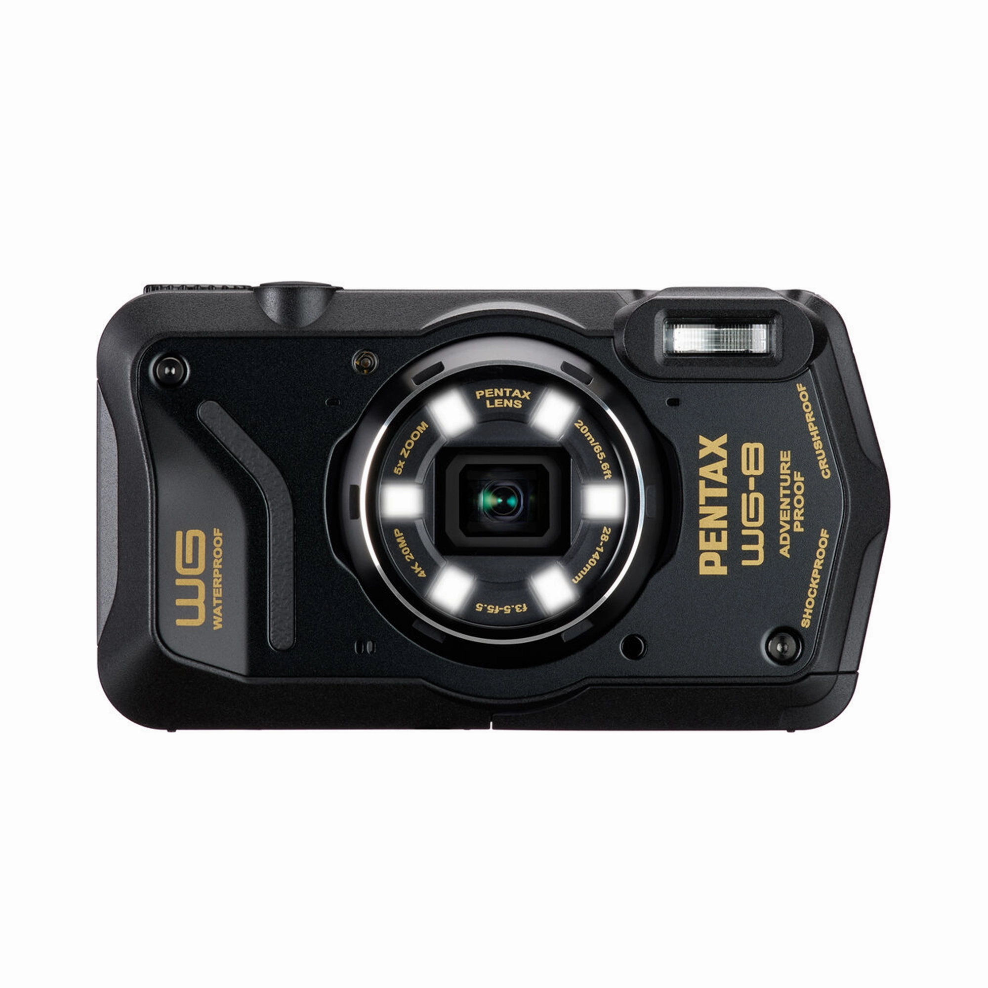 Pentax WG-8 All-Weather Digital Camera - Black