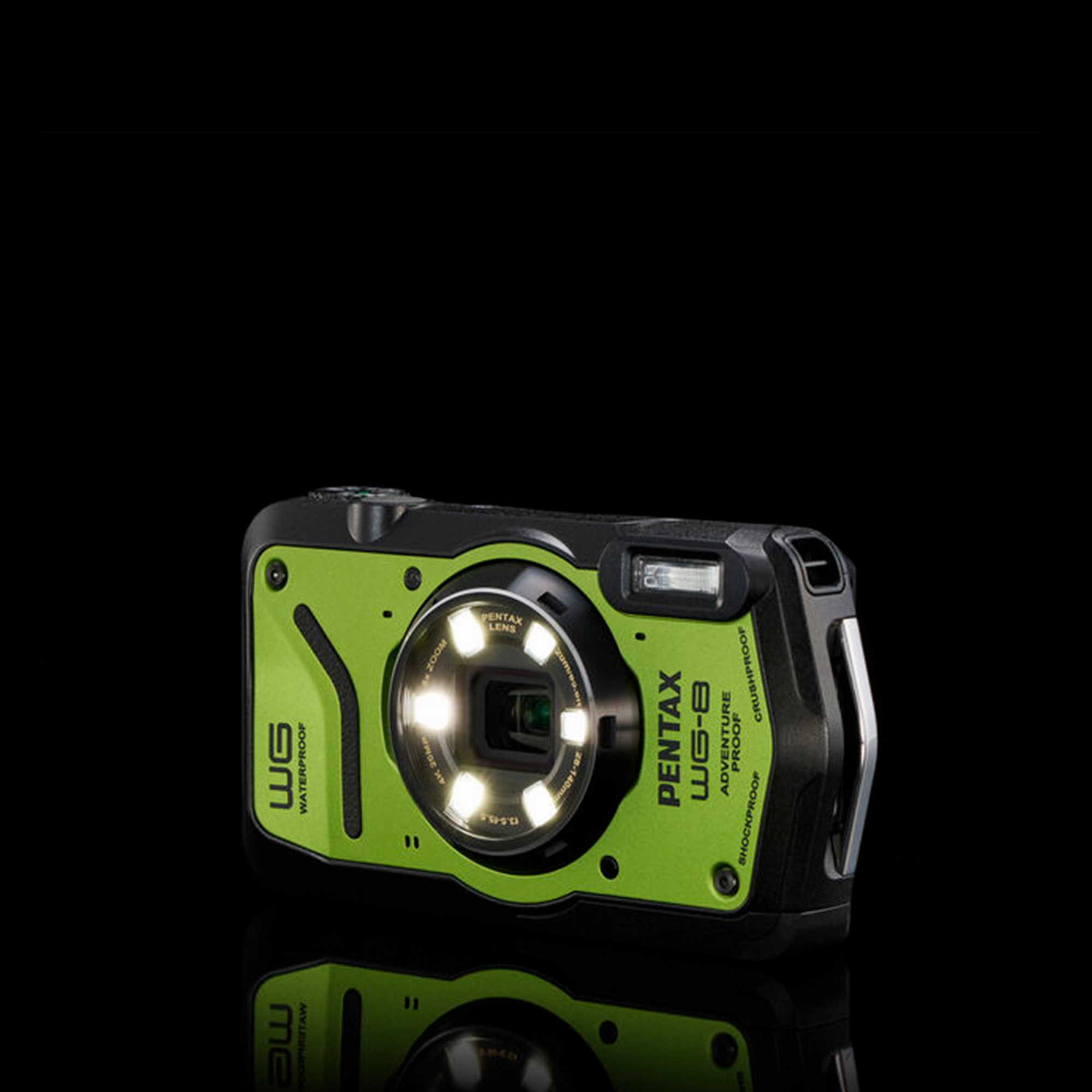 Pentax WG-8 All-Weather Digital Camera - Green
