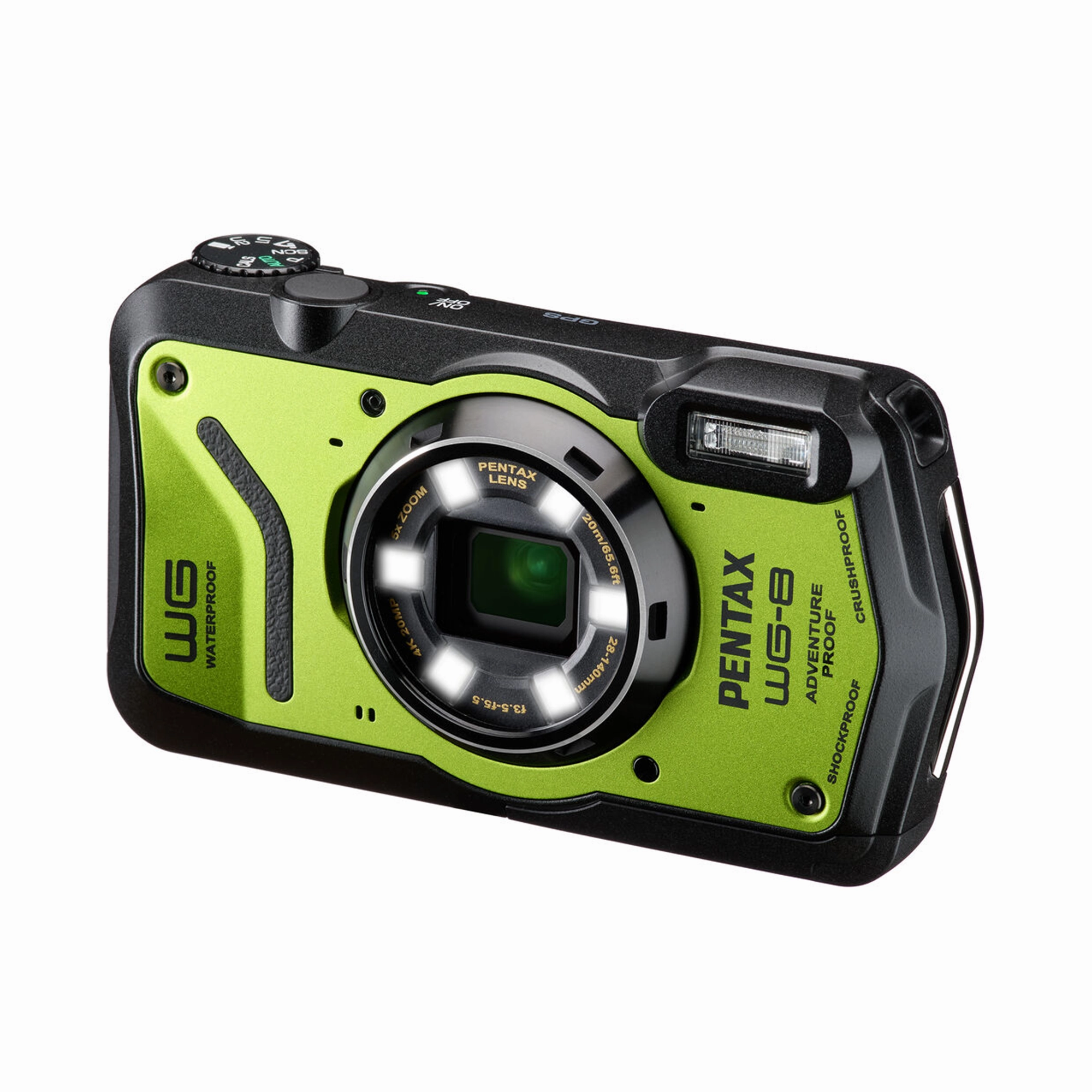 Pentax WG-8 All-Weather Digital Camera - Green