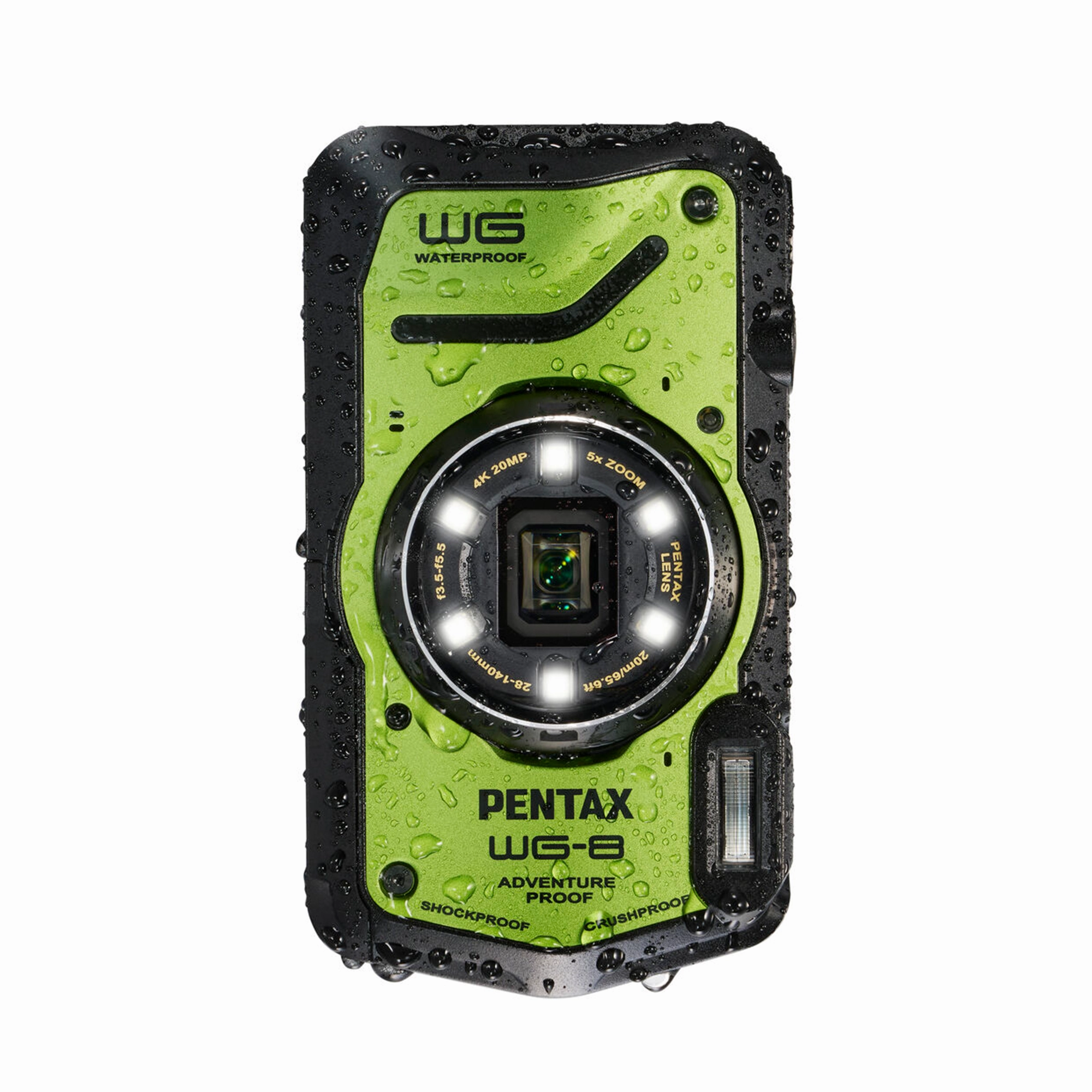 Pentax WG-8 All-Weather Digital Camera - Green