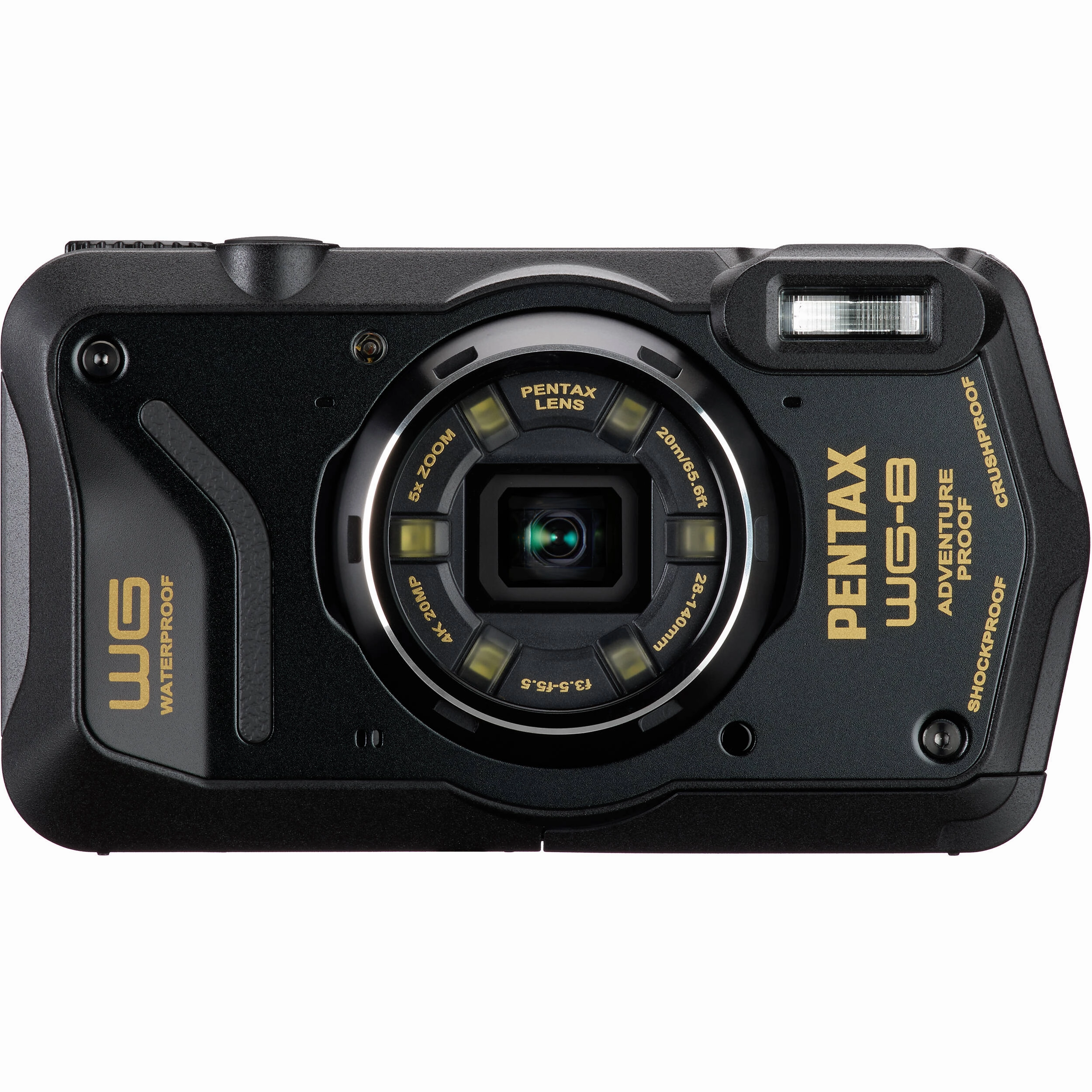 Pentax WG-8 Waterproof Compact Camera (Black) photo