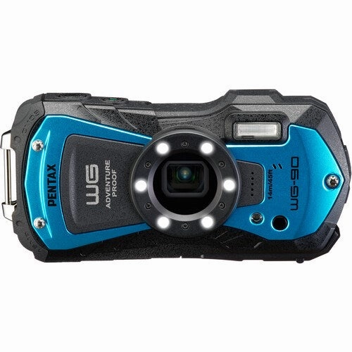 Pentax WG-90 Digital Camera (Blue) photo
