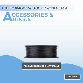 PicoSTEM 1KG FILAMENT SPOOL 1.75mm BLACK PLA  