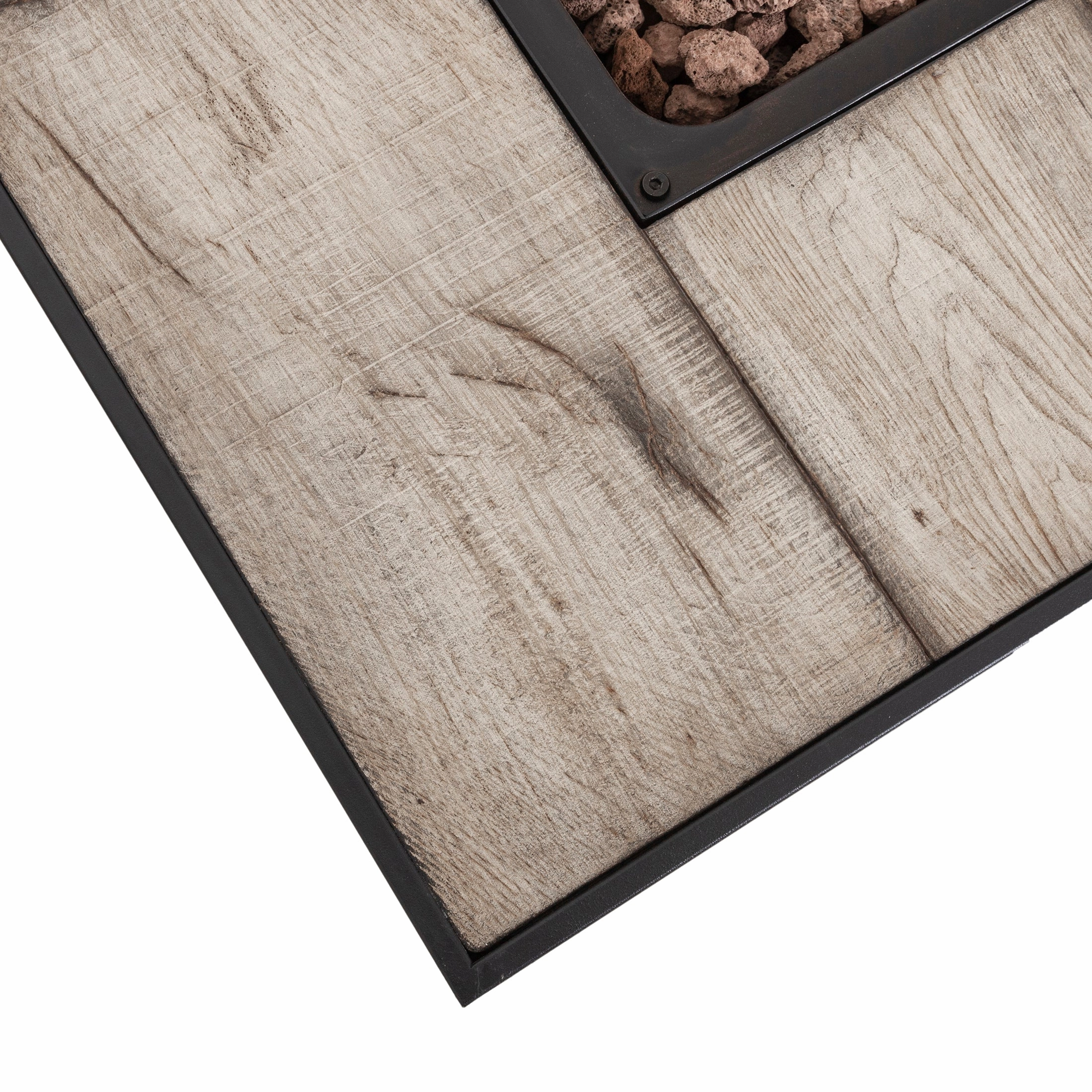 Pizzello FOP-210031 28'' Outdoor Auto-Ignition Propane Gas Fire Table with Waterproof Cover