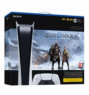PlayStation 5 Digital Edition Console   God of War: Ragnarok Voucher