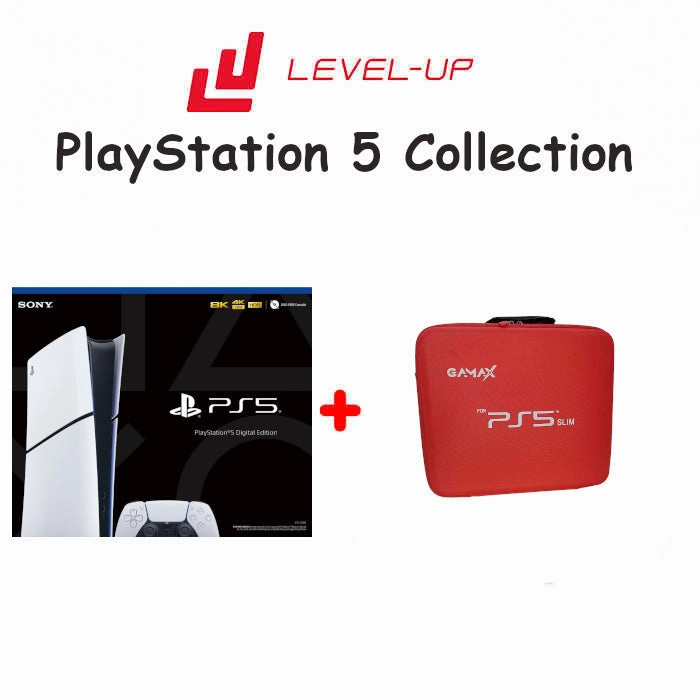 Playstation 5 Slim Console Digital Edition White With Gamax Storage Bag For Playstation 5 Slim