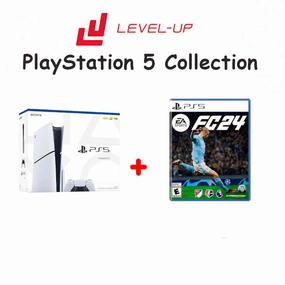 PlayStation 5 Slim Console Disk White With EA Sports FC 24 US