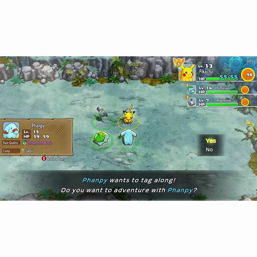 Pokemon Mystery Dungeon Rescue Team For NS "Region 1"