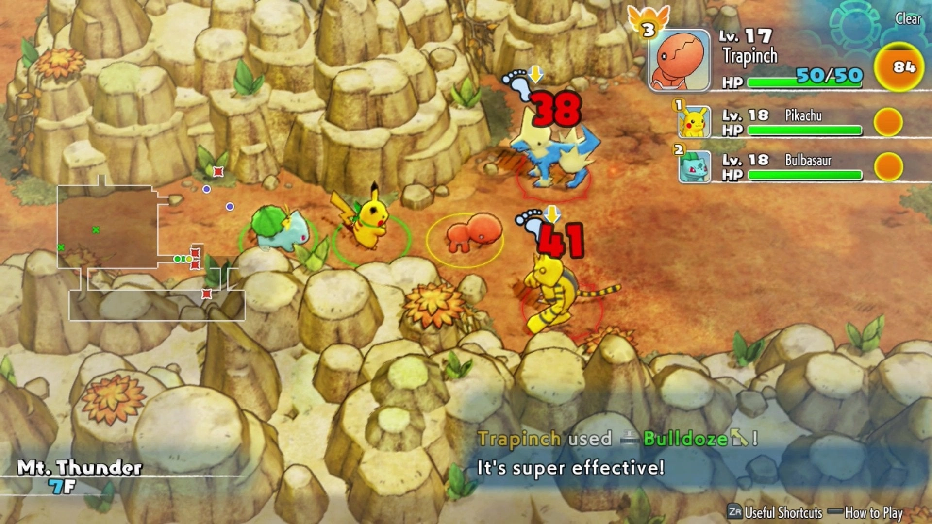 Pokemon Mystery Dungeon Rescue Team For NS "Region 1"