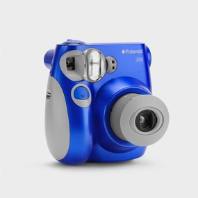 Polaroid 300 Metallic Blue Instax Mini Instant Film Camera canon
