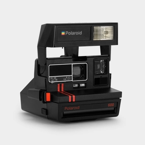 Polaroid 600 Supercolor 635 CL Double Red Stripe Instant Film Camera canon