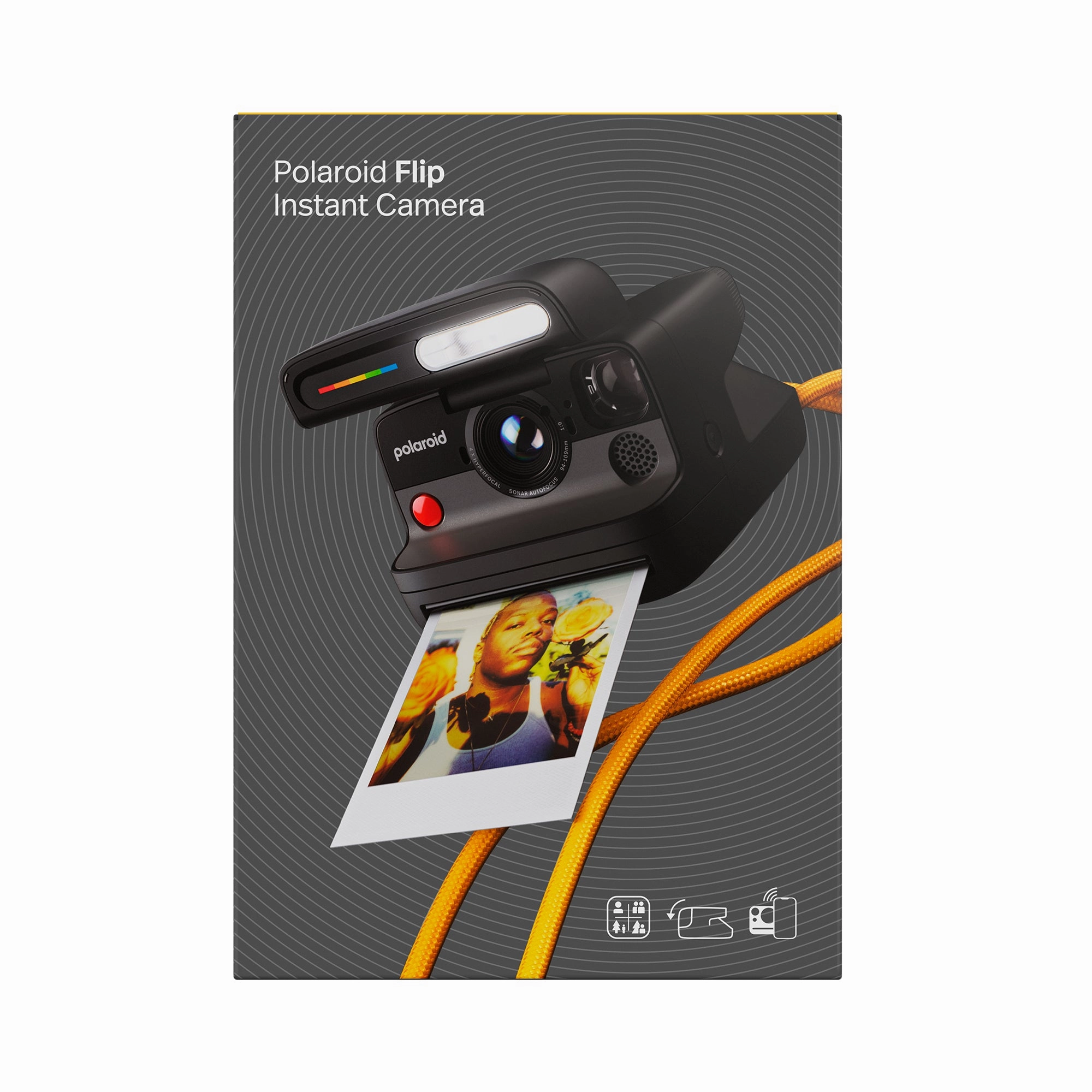 Polaroid Flip Instant Camera - Black