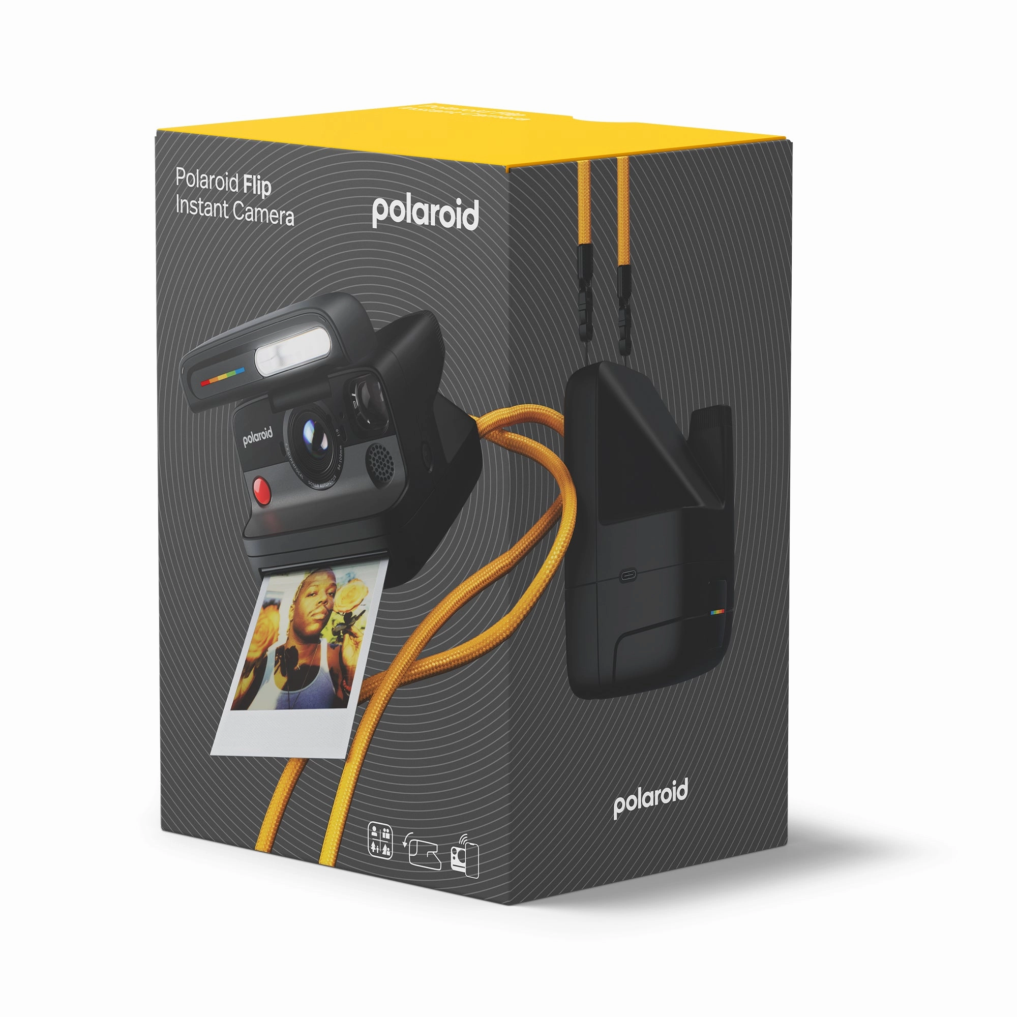 Polaroid Flip Instant Camera - Black