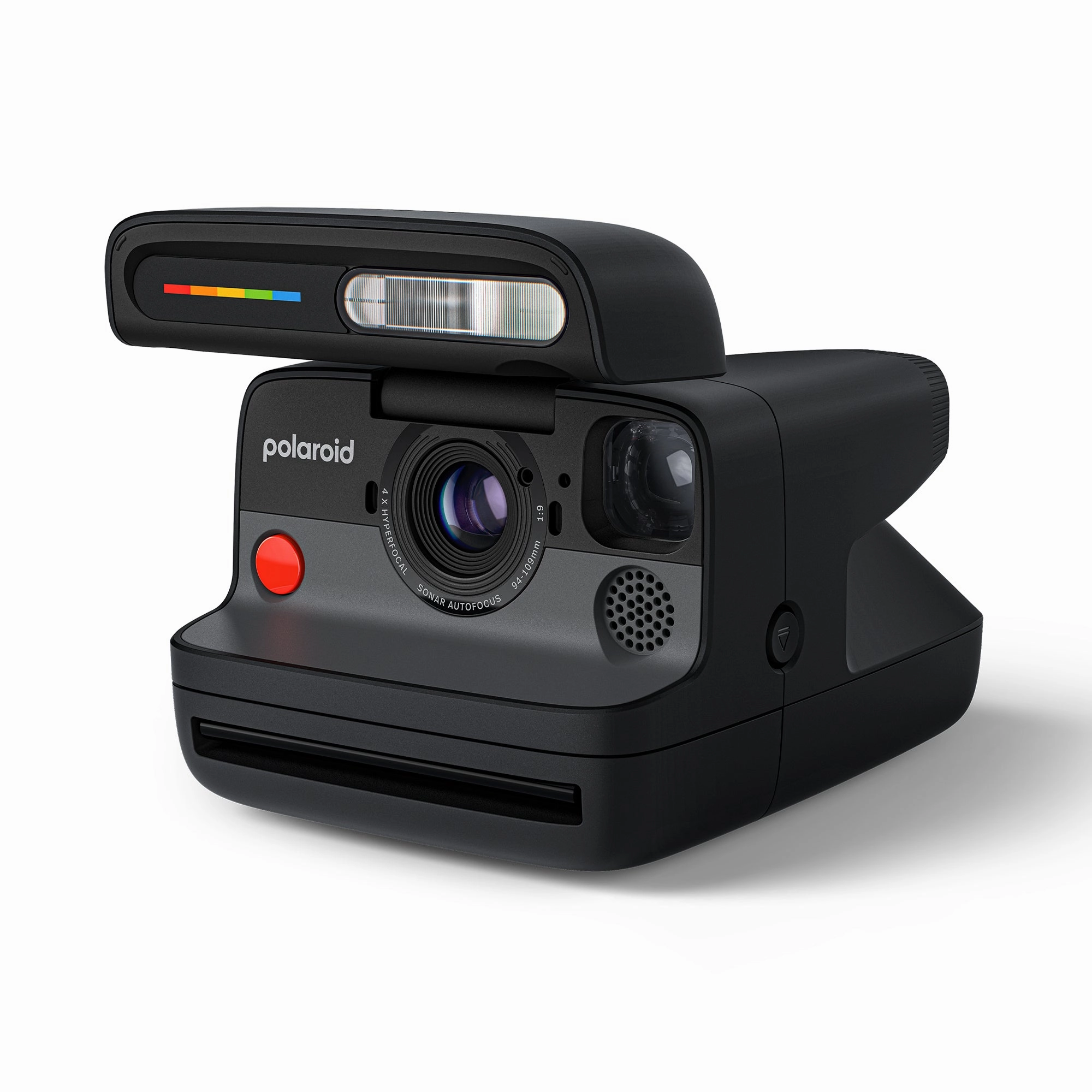 Polaroid Flip Instant Camera & Color Film Bundle (8 Photos) - Black