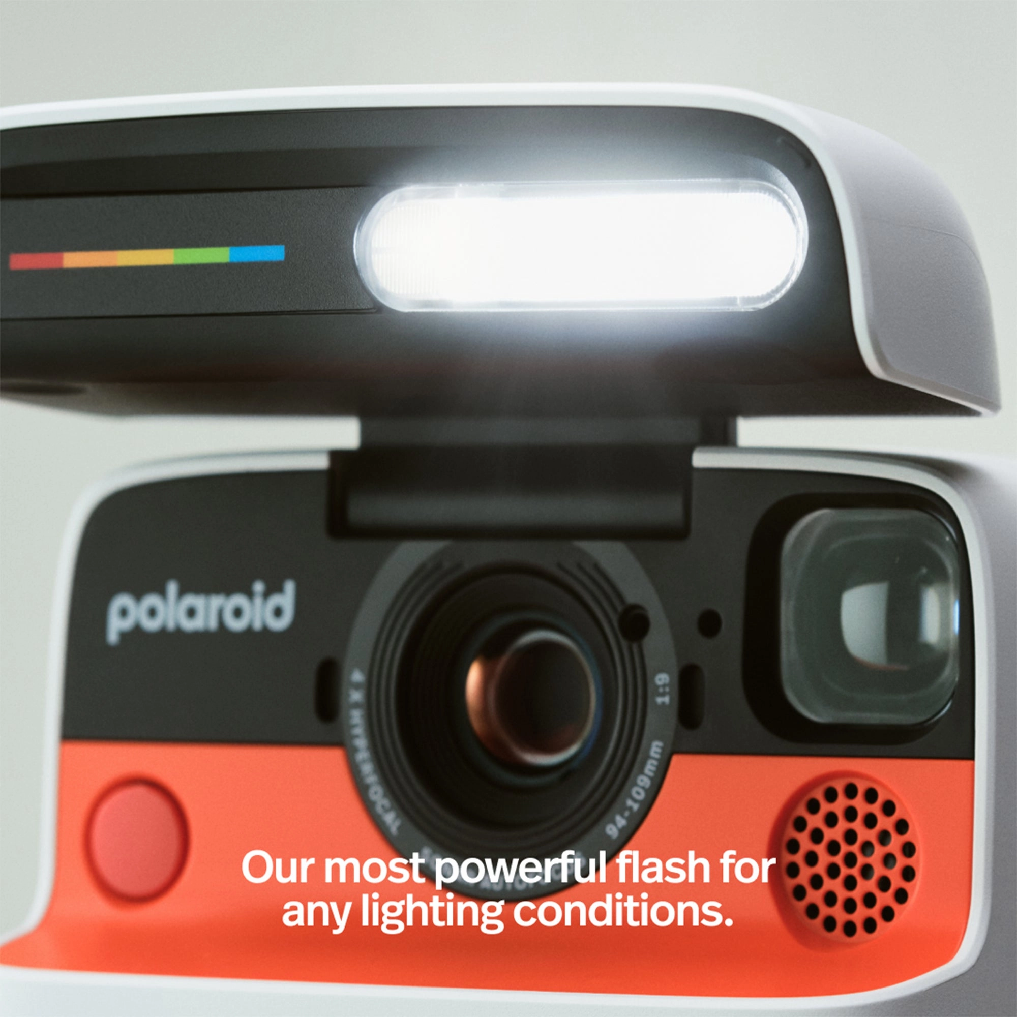 Polaroid Flip Instant Camera & Color Film Bundle (8 Photos) - Black
