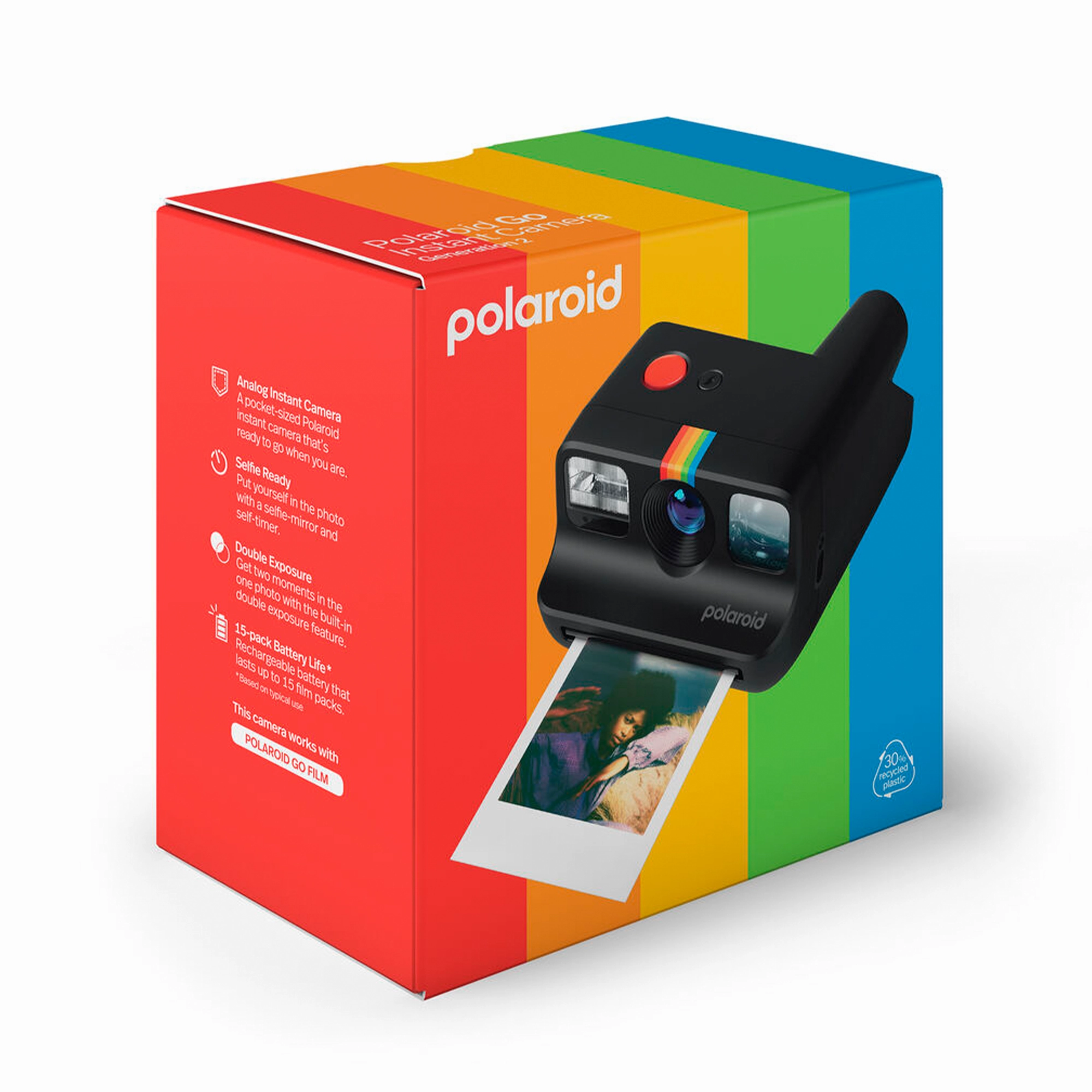 Polaroid Go Generation 2 Instant Film Camera - Black