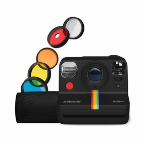 Polaroid Now  Generation 2 i-Type Instant Camera with 5 Lens Filters - Black mirrorless camera