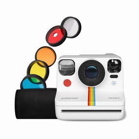 Polaroid Now  Generation 2 i-Type Instant Camera with 5 Lens Filters - White mirrorless camera