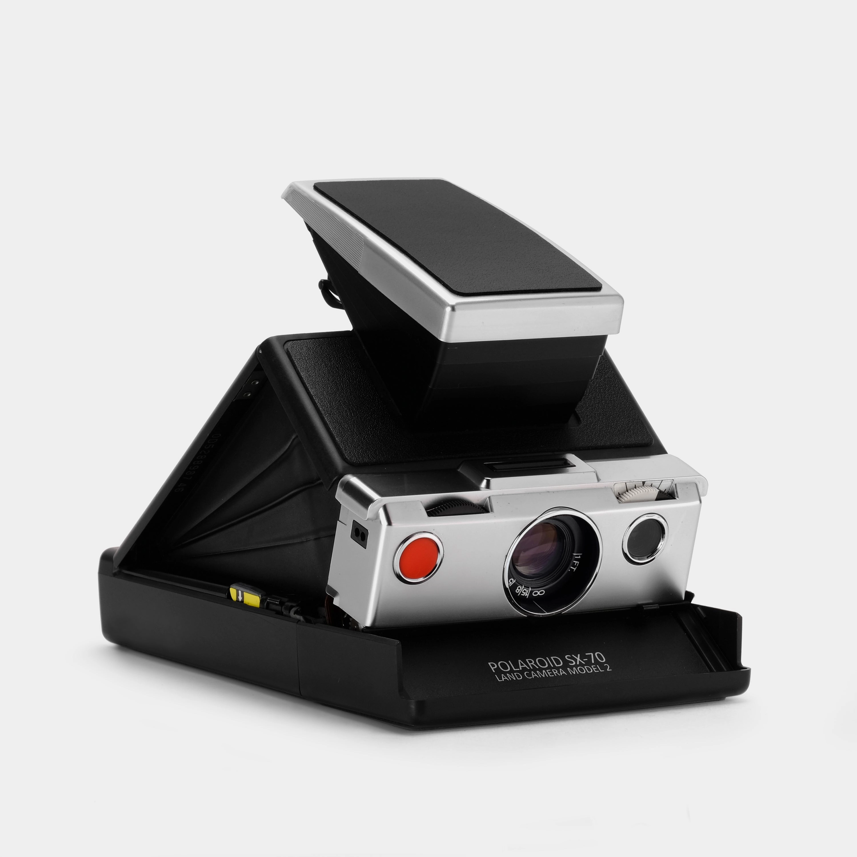 Polaroid SX-70 Model 2 Black with Chrome Folding Instant Film Camera photography