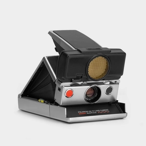 Polaroid SX-70 Sonar Autofocus Chrome Folding Instant Film Camera photography