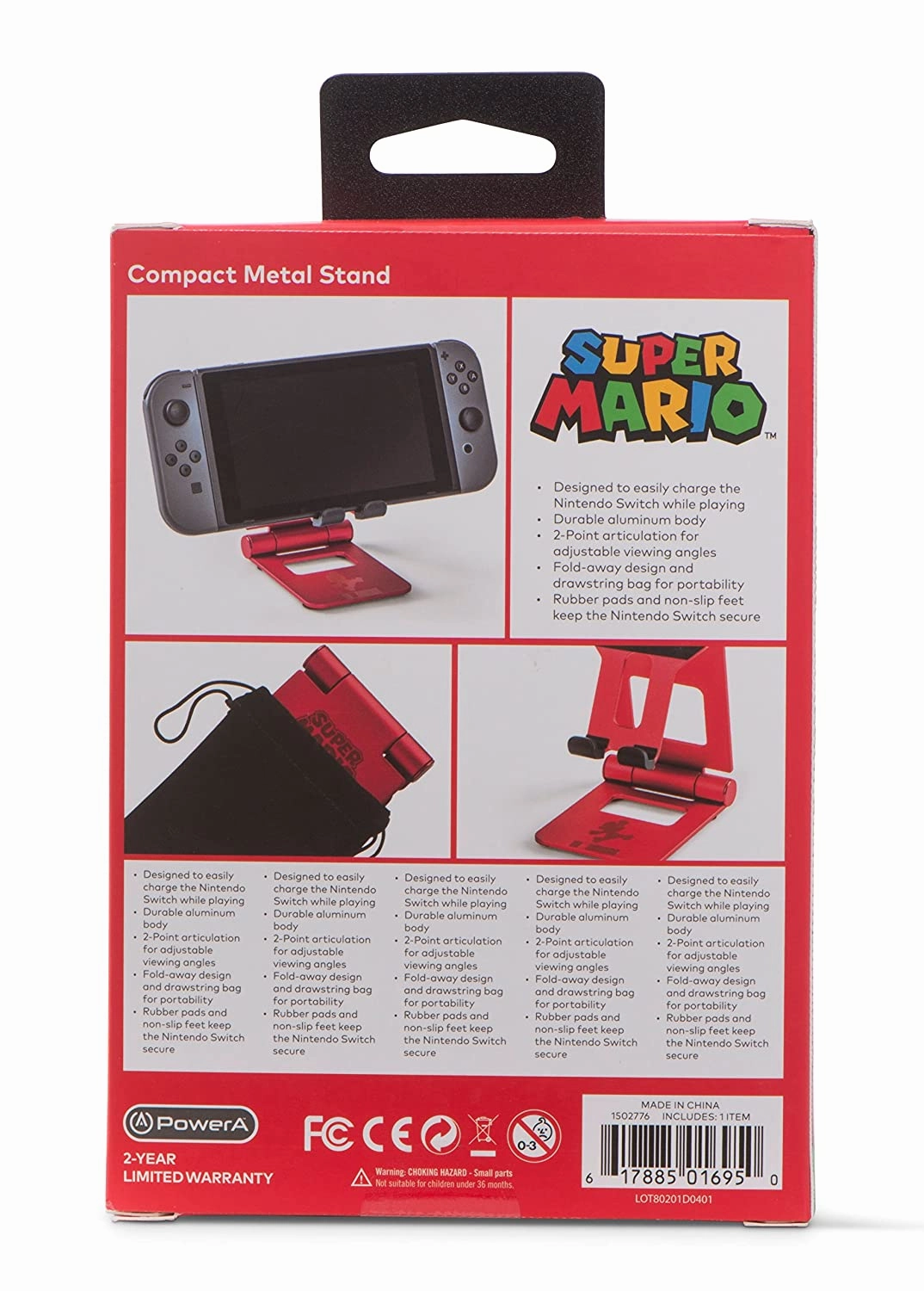 PowerA Compact Metal Stand for Nintendo Switch "Super Mario"