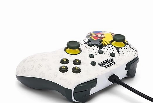 PowerA Enhanced Wired Controller for Nintendo Switch - Bob-omb Blast