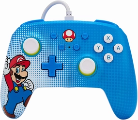 PowerA Enhanced Wired Controller for Nintendo Switch  Mario Pop Art