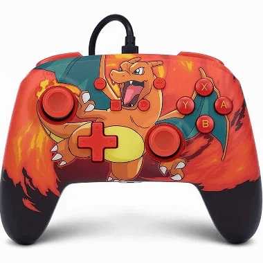 PowerA Enhanced Wired Controller for Nintendo Switch (Pokemon: Charizard Vortex)