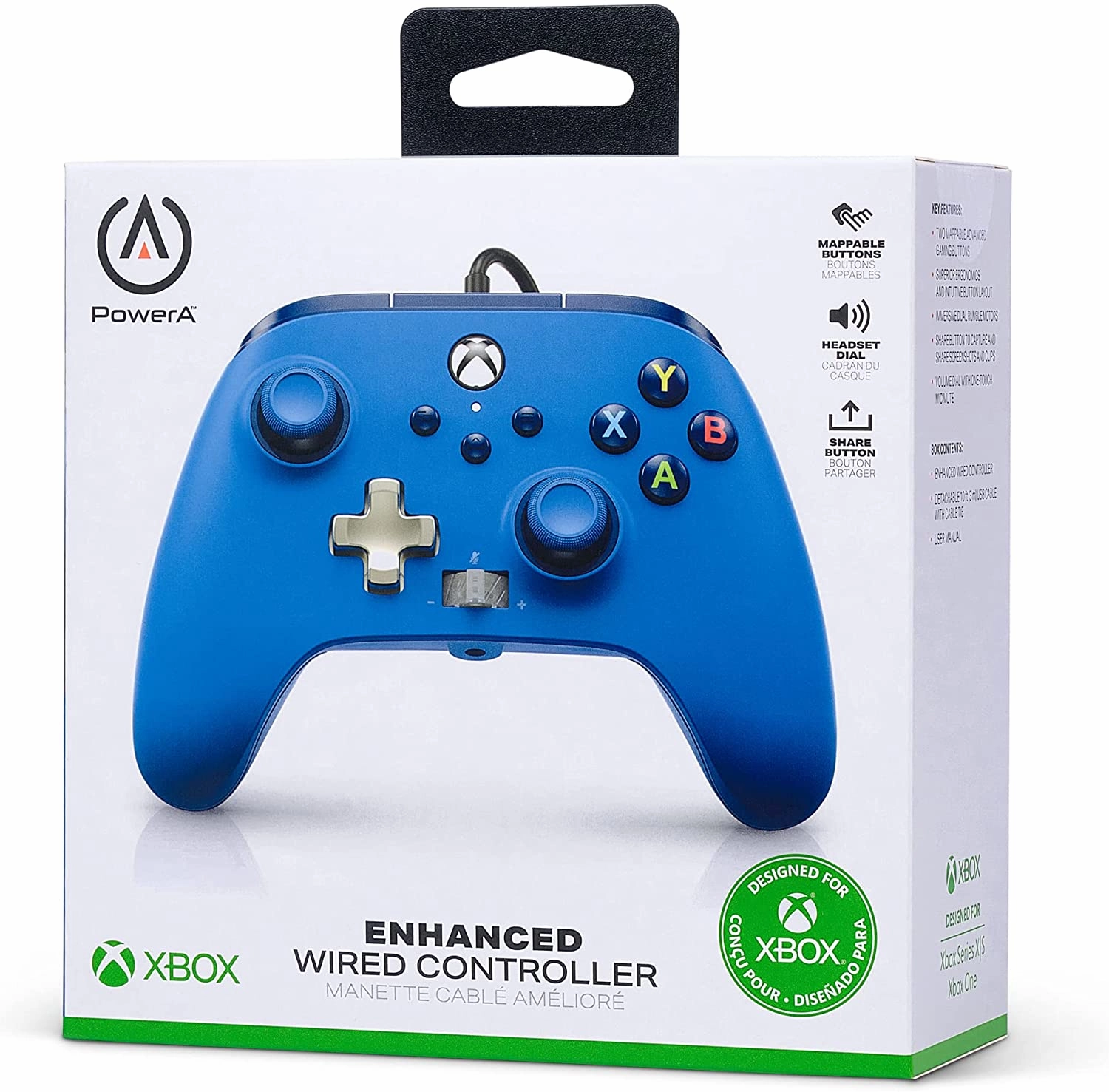 PowerA Enhanced Wired Controller For Xbox - Blue