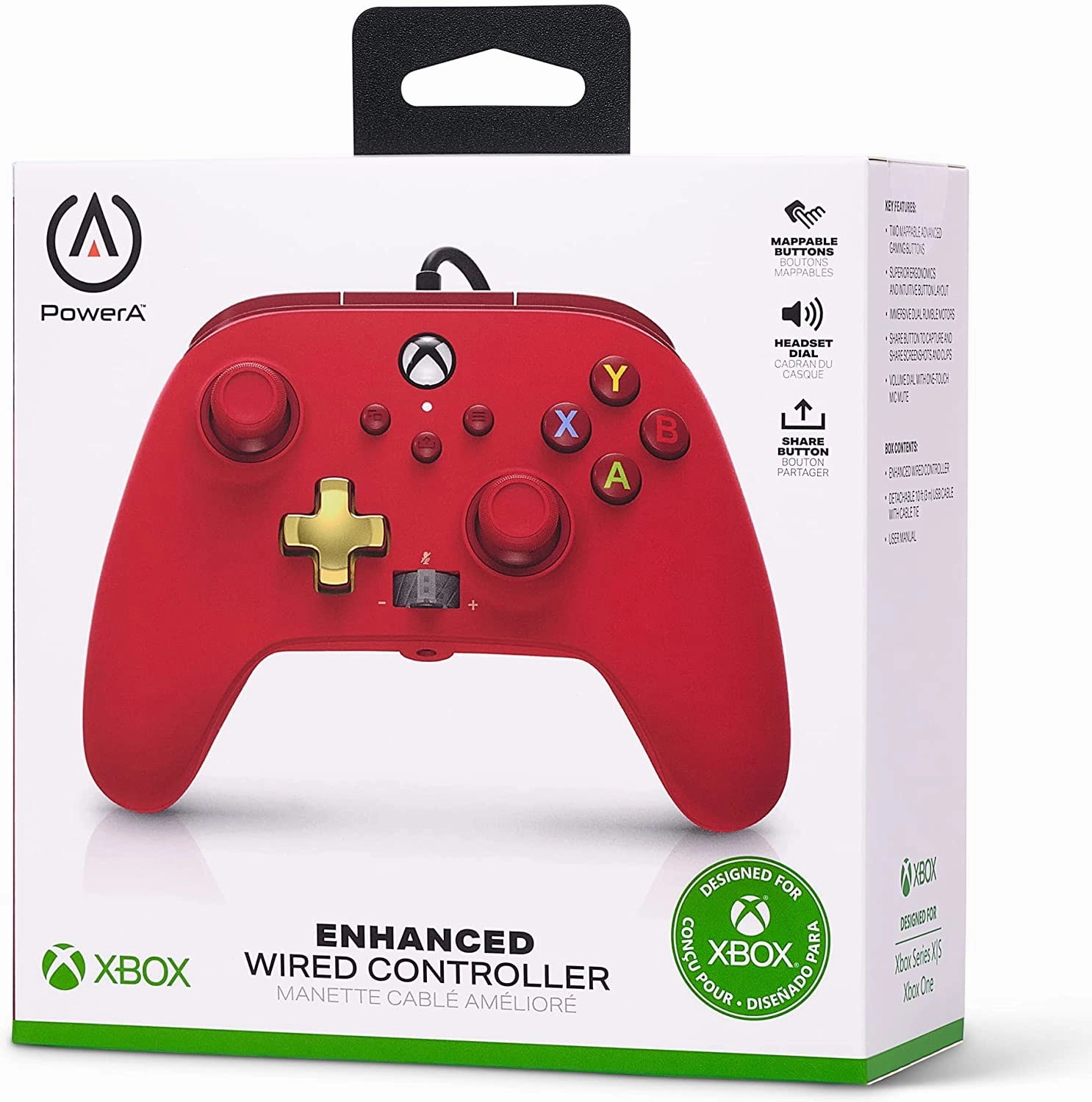 PowerA Enhanced Wired Controller For Xbox - Red