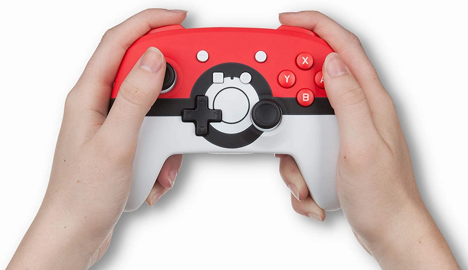 PowerA Enhanced Wireless Controller for Nintendo Switch - Pokemon Poke Ball Red
