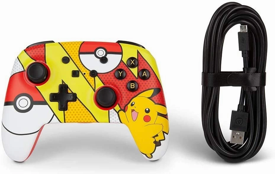 PowerA Pokmon Enhanced Wired Controller for Nintendo Switch - Pikachu Pop Art
