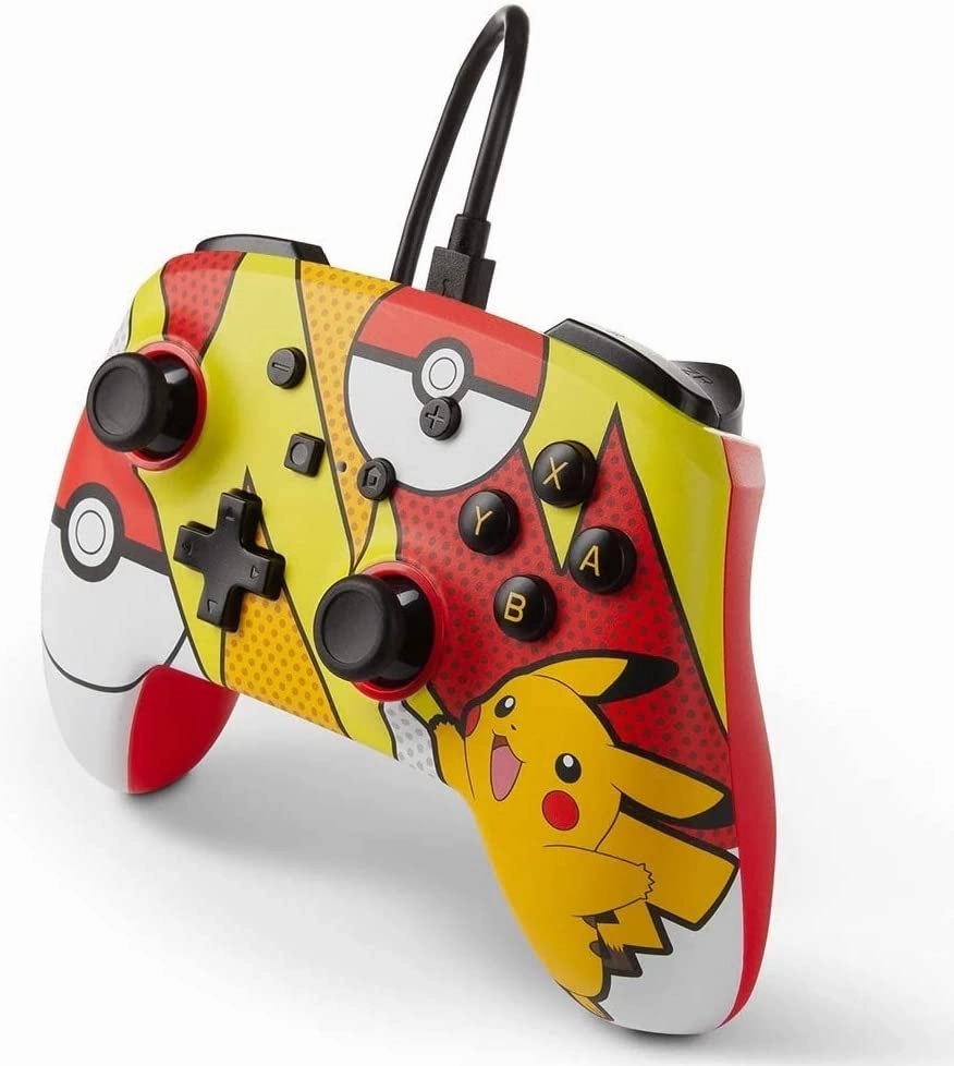 PowerA Pokmon Enhanced Wired Controller for Nintendo Switch - Pikachu Pop Art