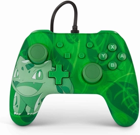 PowerA Pokmon Enhanced Wired Controller for Nintendo Switch  Overgrow Bulbasaur