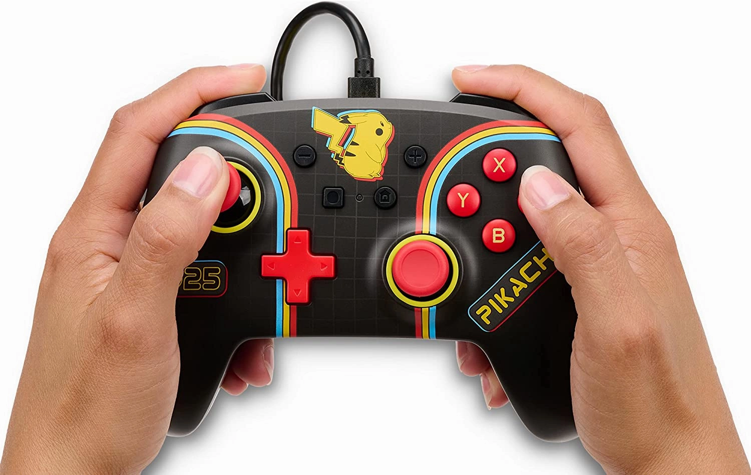 PowerA Pokmon Enhanced Wired Controller for Nintendo Switch  Pikachu Arcade
