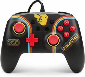PowerA Pokmon Enhanced Wired Controller for Nintendo Switch  Pikachu Arcade