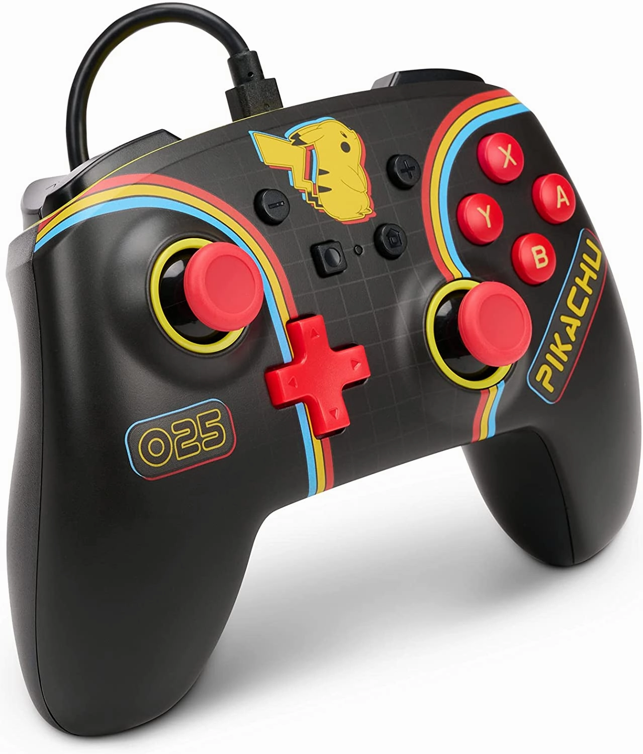 PowerA Pokmon Enhanced Wired Controller for Nintendo Switch  Pikachu Arcade